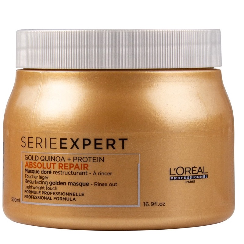 Converge Masculinity Museum Masca pentru par L`Oreal Professionnel Serie Expert Absolut Repair Gold Quinoa & Protein, 500ml • YKOO Converge Masculinity Museum Masca pentru par L`Oreal Professionnel Serie Expert Absolut Repair Gold Quinoa & Protein, 500ml • YKOO