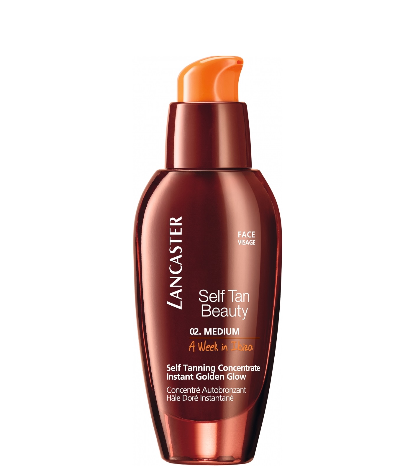 Autobronzant pentru fata Lancaster Self Tan Beauty No.02 Medium, 30ml