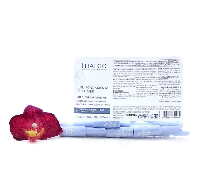 Serum pentru ten Thalgo Cold Cream Marine Multi-Soothing, 12x1,2ml