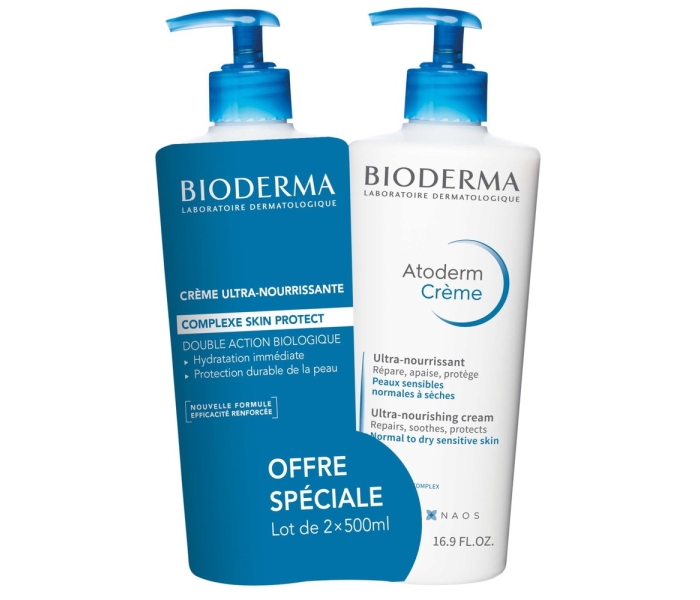 Bioderma, Atoderm Creme Ultra, Ultra-Nourishing/Moisturising, Body Cream, Day & Night, 500 ml