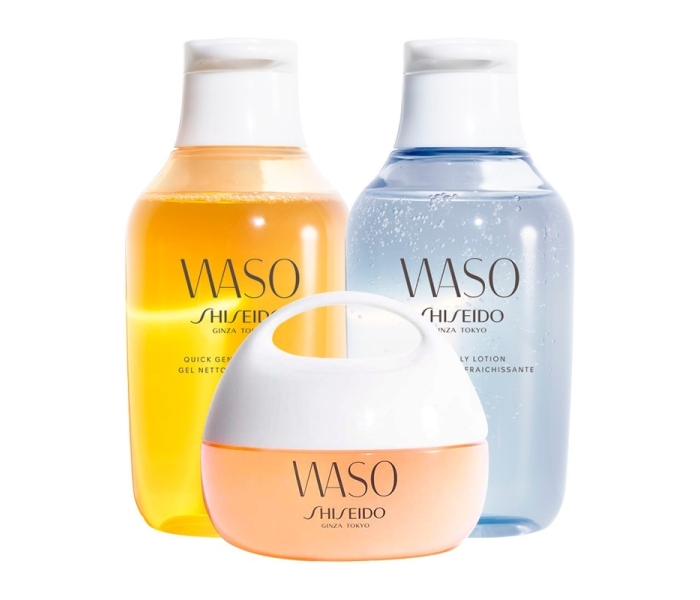 Shiseido Set Waso Routine Quick Gentle Cleanser 150 Ml + Fresh Jelly Lotion 150 Ml + Clear Mega Hydrating Cream 50 Ml