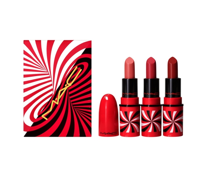 Mac Tiny Tricks Mini Lipstick Trio Neutral Gift Set