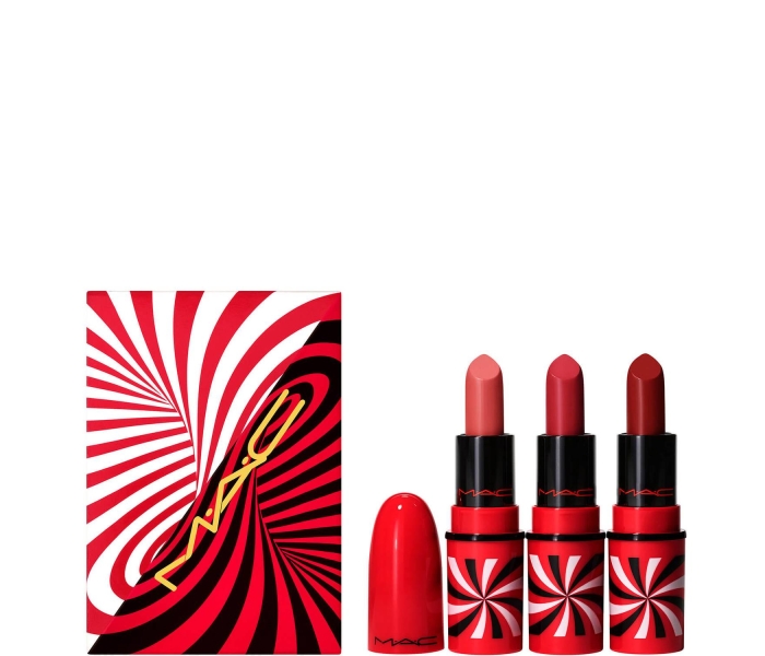 Mac Tiny Tricks Mini Lipstick Trio Red Gift Set