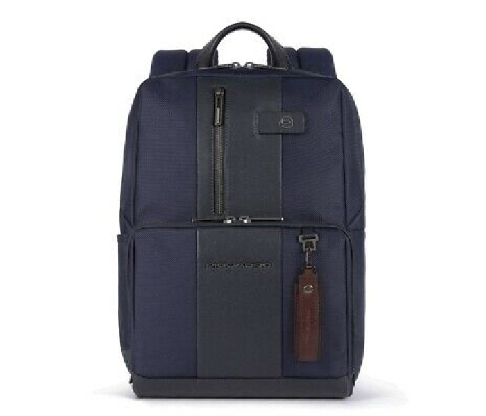 Piquadro Ca3214Br2/Blu - Computer Backpack In Recycled Fabric With Ipad? 42021299 - Briefcase, Suitcase, Document Holder In Nylon And Leather