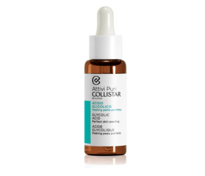 Collistar, Pure Actives, Glycolic Acid, Peeling, Night, Serum, For Face & Neck, 30 ml